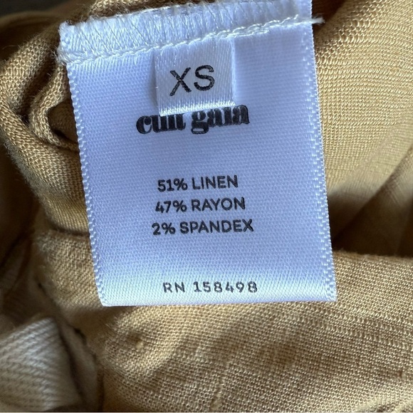 Cult Gaia Judith Linen-Blend Pants Sz XS - Picture 7 of 9